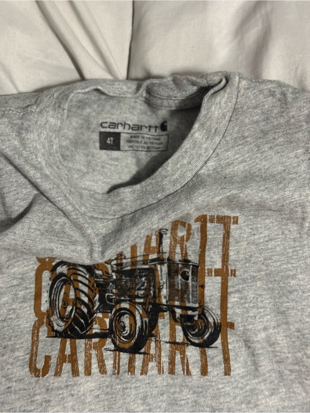 Carhartt Gray tank 4T boys